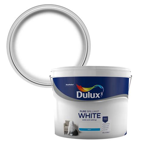 dulux pure brilliant white 10l.